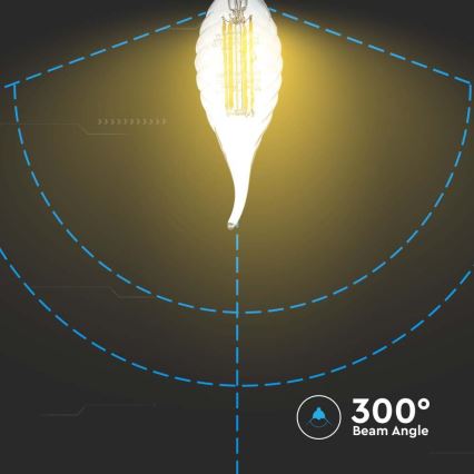 LED-pære FILAMENT E14/4W/230V 3000K