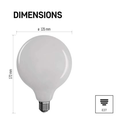 LED-pære FILAMENT E27/18W/230V 2700K