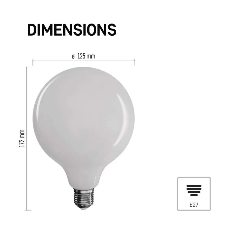 LED-pære FILAMENT E27/18W/230V 2700K
