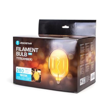 LED-pære FILAMENT E27/4W/230V 1800K - Aigostar