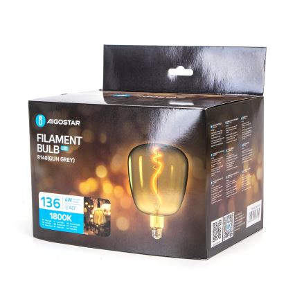 LED-pære FILAMENT E27/4W/230V 1800K - Aigostar