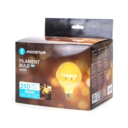 LED-pære FILAMENT E27/4W/230V 1800K happy - Aigostar