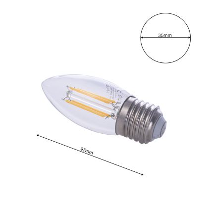 LED pære FILAMENT E27/4W/230V 2700K