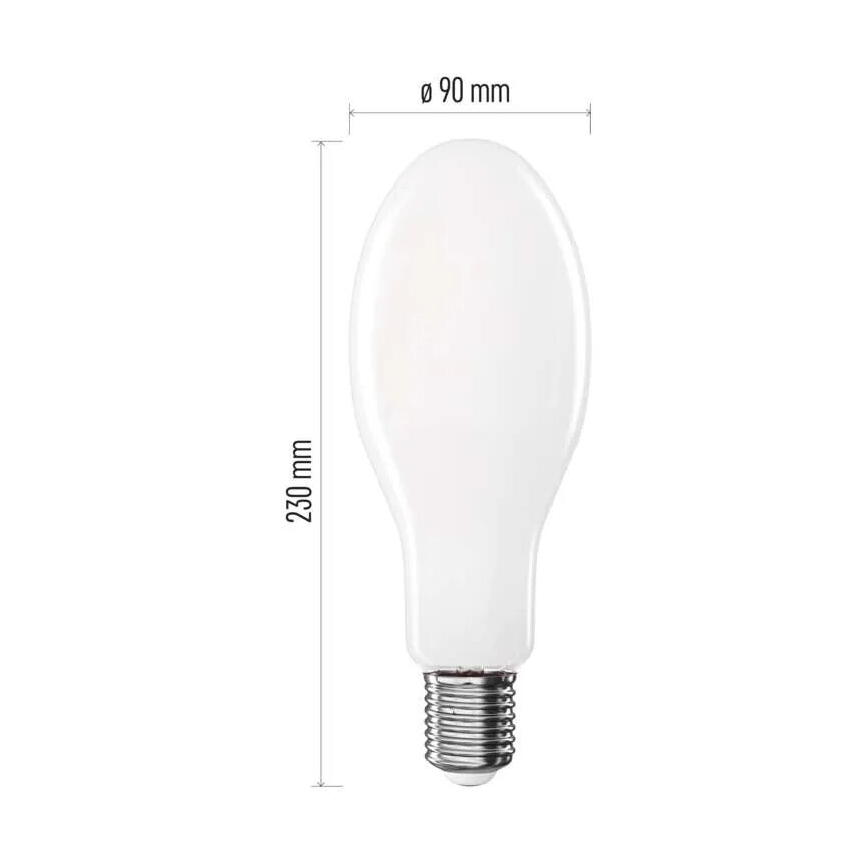 LED-pære FILAMENT ED90 E40/36W/230V 4000K 6000 lm