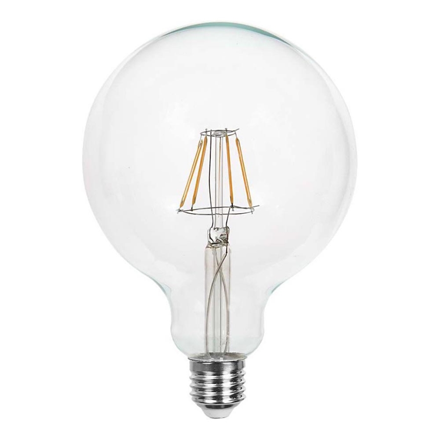 LED-pære FILAMENT G125 E27/6W/230V 3000K
