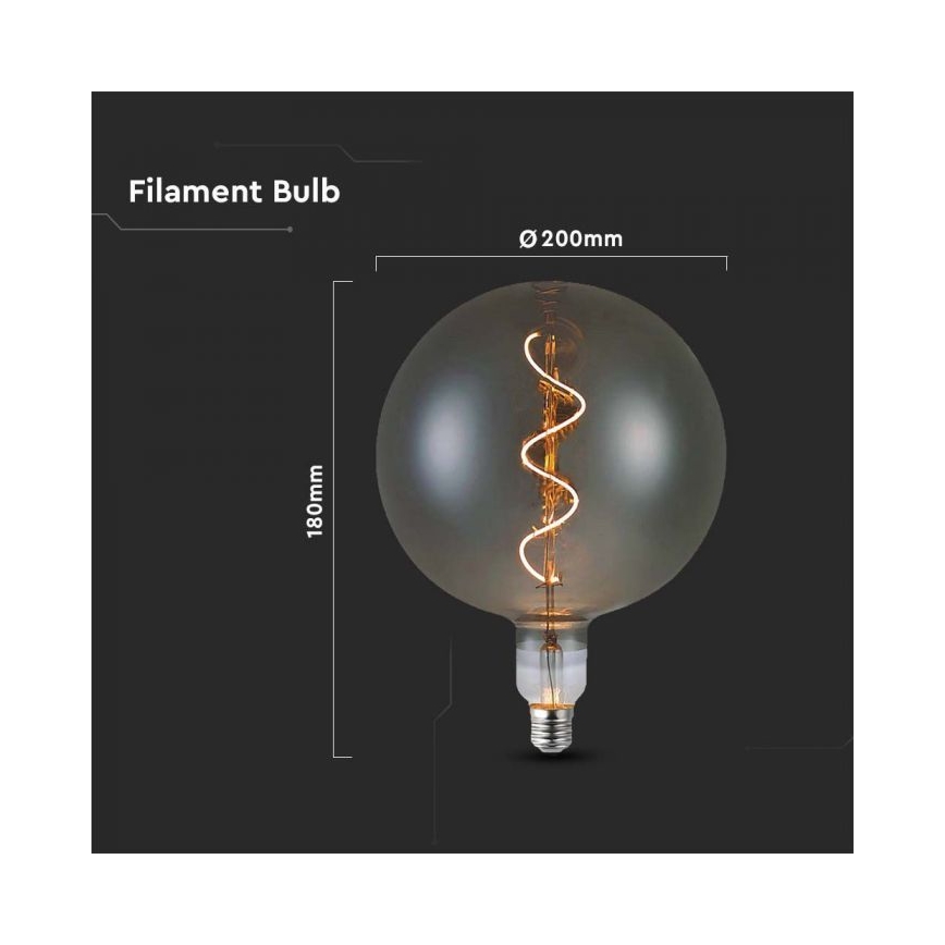 LED-pære FILAMENT G200 E27/4W/230V 2700K