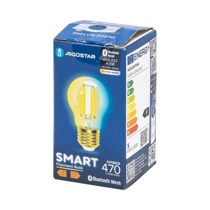 LED-pære dæmpbar FILAMENT MESH Smart G45 E27/4,5W/230V 2700-6500K - Aigostar