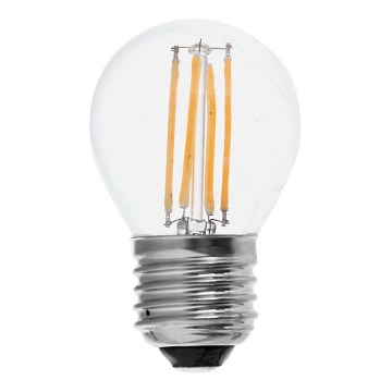 LED-pære FILAMENT G45 E27/6W/230V 6500K