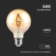 LED-pære FILAMENT G80 E27/4W/230V 2200K