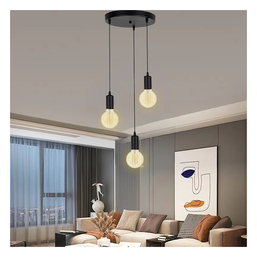 LED-pære WHITE FILAMENT G95 E27/13W/230V 3000K