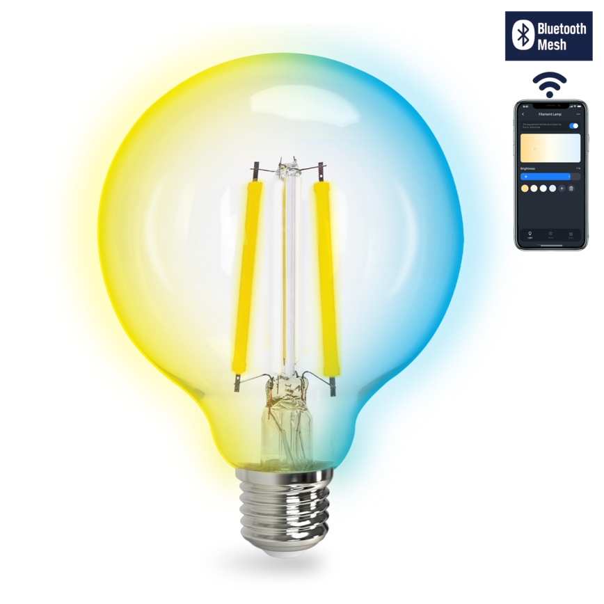 LED-pære dæmpbar FILAMENT MESH Smart G95 E27/6W/230V 2700-6500K - Aigostar