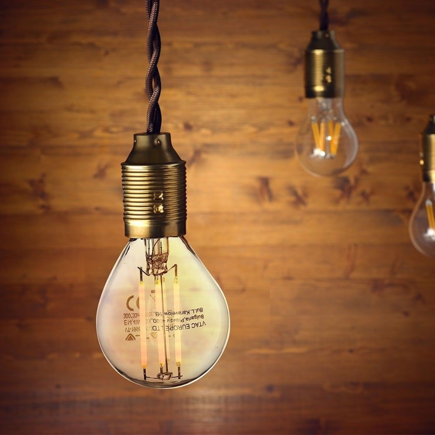 LED-pære FILAMENT P45 E14/6W/230V 2700K
