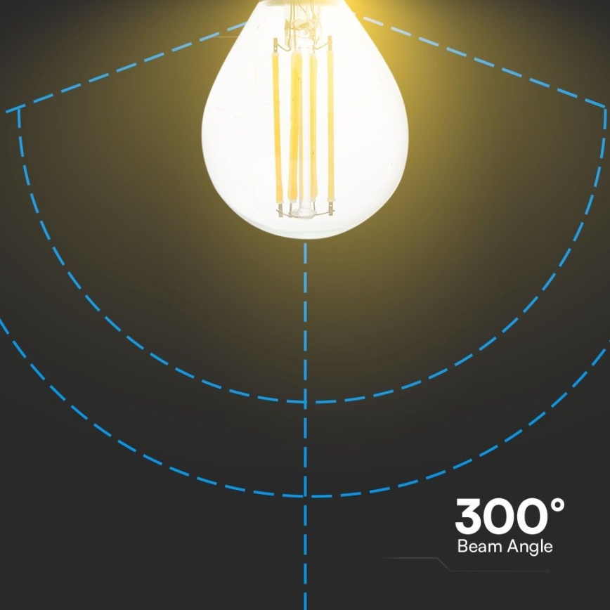 LED-pære FILAMENT P45 E14/6W/230V 4000K