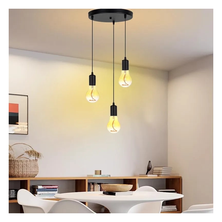 LED-pære FILAMENT SHAPE A60 E27/4W/230V 1800K gul