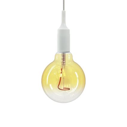 LED-pære FILAMENT SHAPE G95 E27/4W/230V 1800K gul