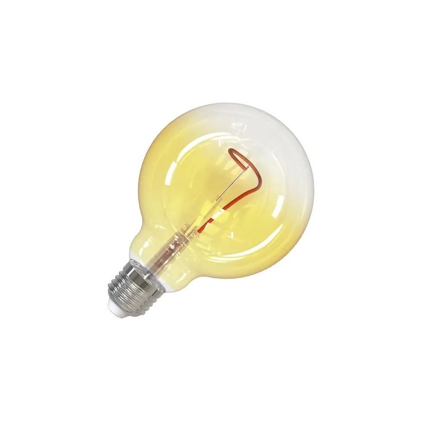 LED-pære FILAMENT SHAPE G95 E27/4W/230V 1800K gul