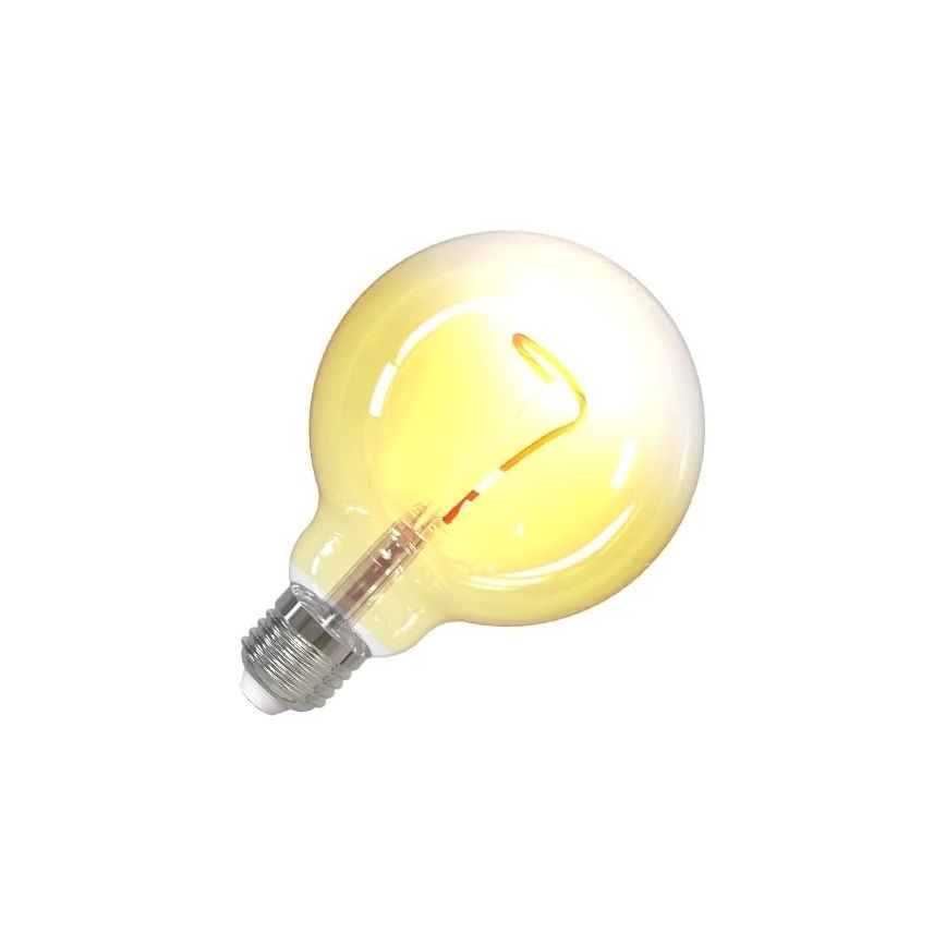 LED-pære FILAMENT SHAPE G95 E27/4W/230V 1800K gul