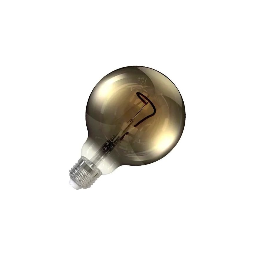 LED-pære FILAMENT SHAPE G95 E27/4W/230V 1800K røgfarvet