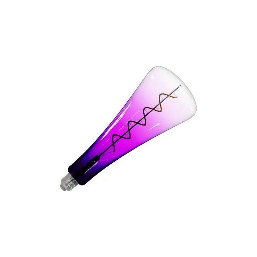 LED-pære FILAMENT SHAPE T110 E27/5W/230V 1800K lilla