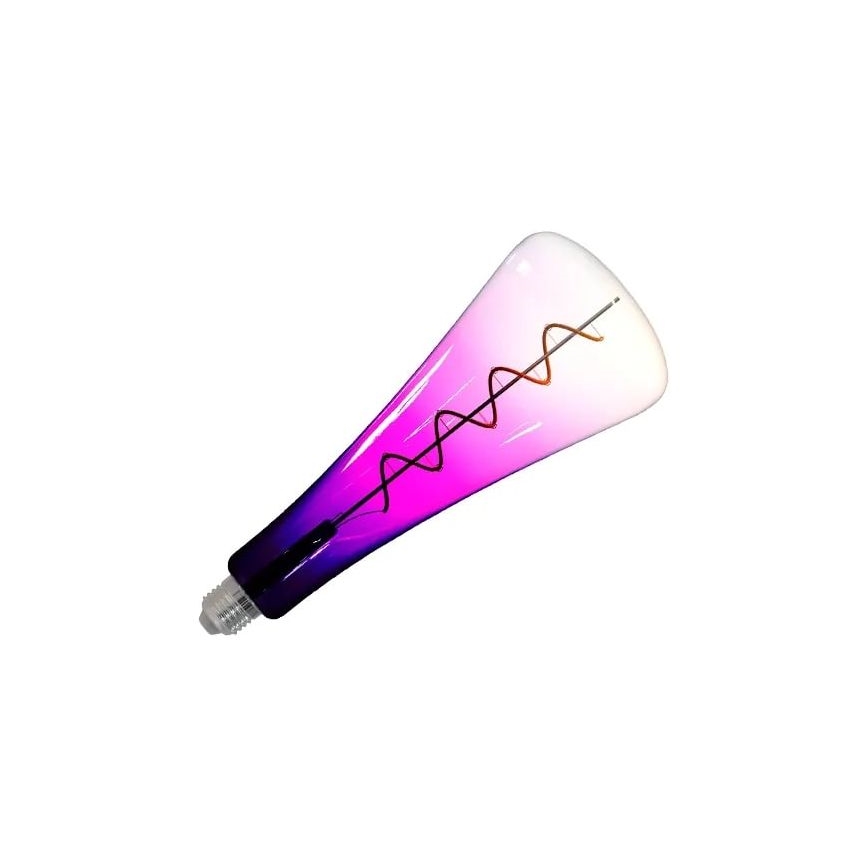 LED-pære FILAMENT SHAPE T110 E27/5W/230V 1800K lilla