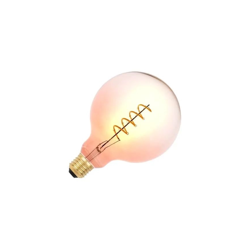 LED-pære FILAMENT SPIRAL G125 E27/4W/230V 2000K lyserød