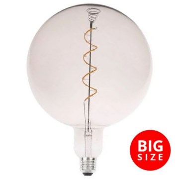 LED-pære FILAMENT SPIRAL SMOKE G200 E27/4W/230V 2000K