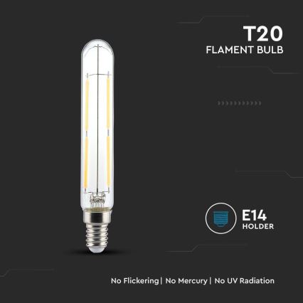 LED-pære FILAMENT T20 E14/4W/230V 3000K