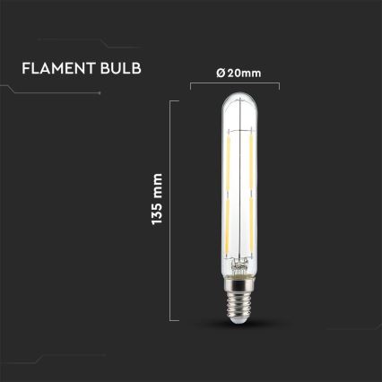 LED-pære FILAMENT T20 E14/4W/230V 3000K