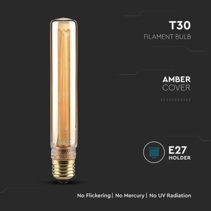 LED-pære FILAMENT T30 E27/2W/230V 1800K Art Edition