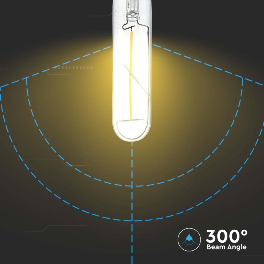 LED-pære FILAMENT T30 E27/2W/230V 3000K