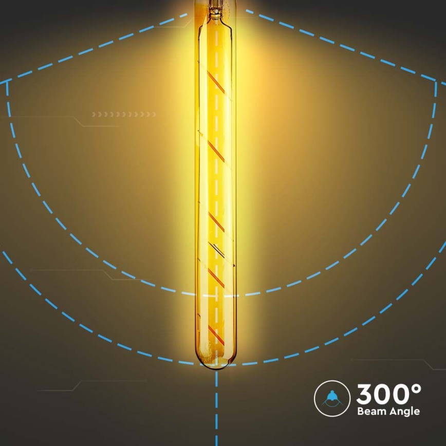 LED-pære FILAMENT T30 E27/5W/230V 2200K
