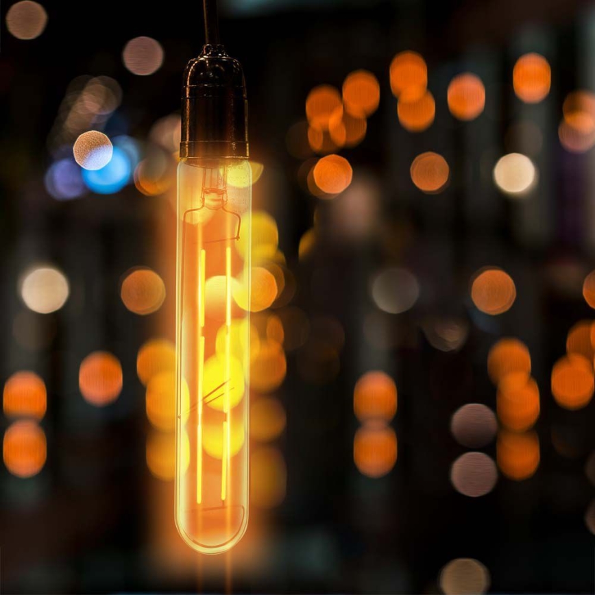 LED-pære FILAMENT T30 E27/6W/230V 2200K