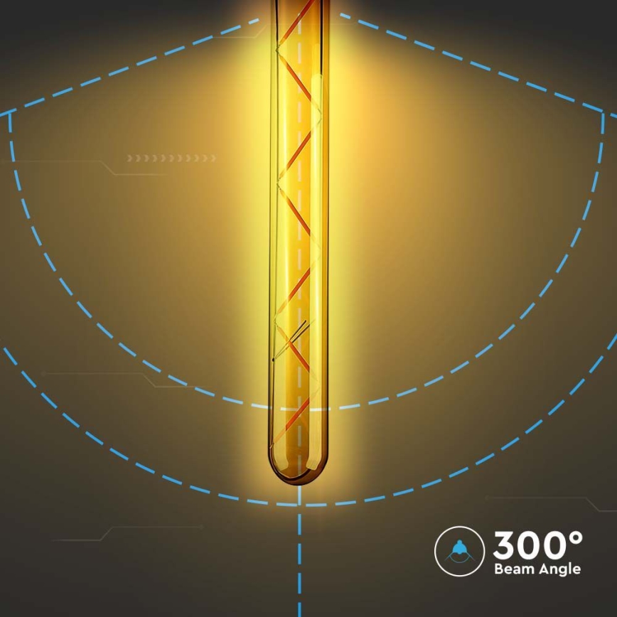 LED-pære FILAMENT T30 E27/7W/230V 2200K