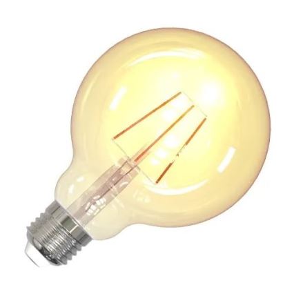 LED-pære FILAMENT VINTAGE G95 E27/4W/230V 2000K