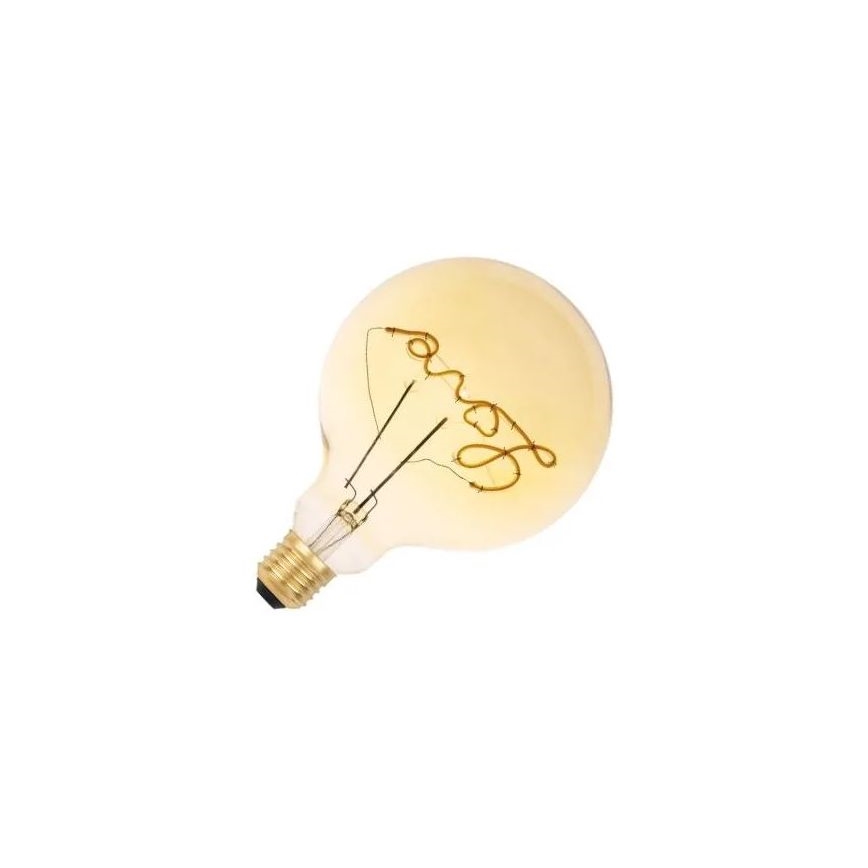 LED-pære FILAMENT VINTAGE LOVE G125 E27/2W/230V 2000K