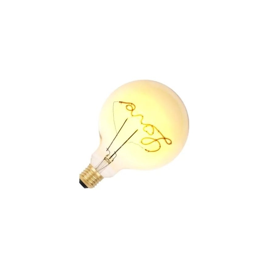 LED-pære FILAMENT VINTAGE LOVE G125 E27/2W/230V 2000K