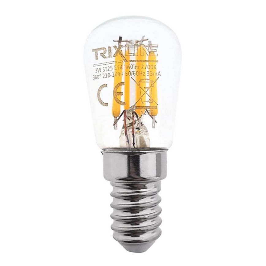 LED-pære FILAMENT VINTAGE ST25 E14/3W/230V 2700K