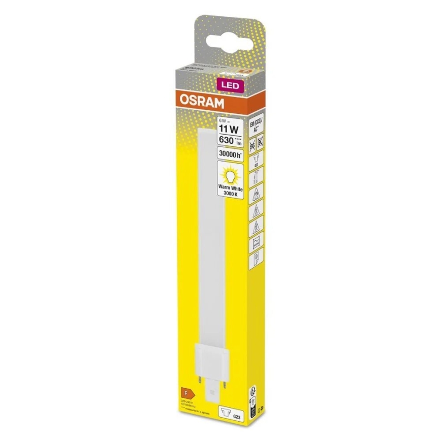 LED-pære G23/6W/230V 3000K - Osram