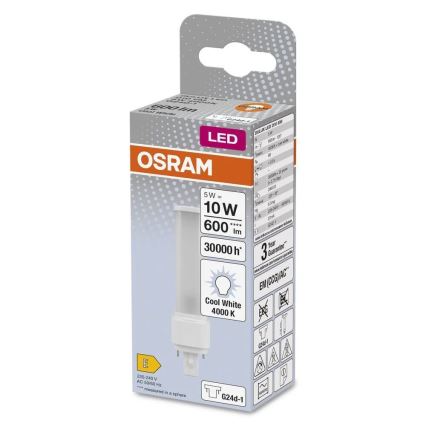 LED-pære G24d-1/5W/230V 4000K - Osram