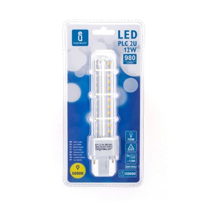 LED-pære G24D-3/12W/230V 3000K - Aigostar