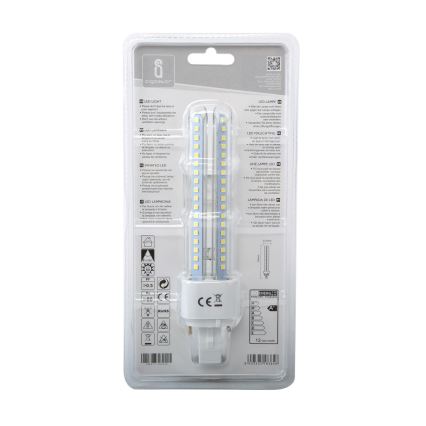 LED-pære G24D-3/12W/230V 6500K - Aigostar