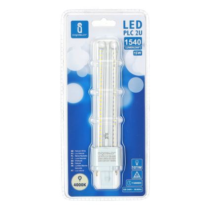 LED-pære G24D-3/15W/230V 4000K - Aigostar