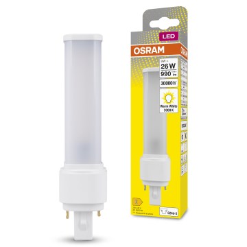 LED-pære G24d-3/9W/230V 3000K - Osram