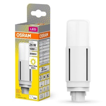 LED-pære G24d/9,5W/230V 3000K - Osram