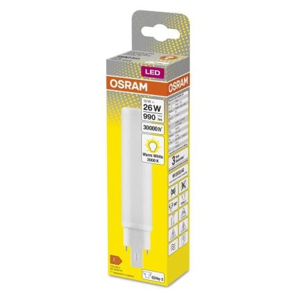 LED-pære G24q-3/10W/230V 3000K - Osram