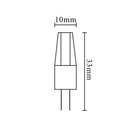 LED-pære G4/1,5W/12V 4000K