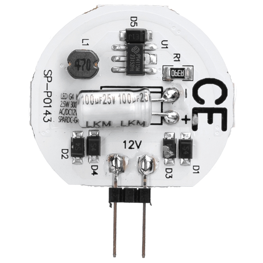 LED-pære G4/2,5W/12V 3000K - Aigostar