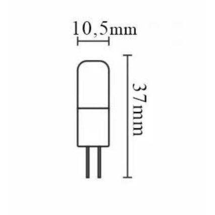 LED-pære G4/2W/12V 4000K