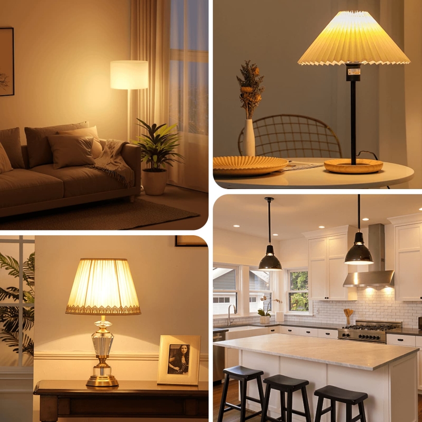 LED-pære G45 E14/12W/230V 3000K - Aigostar
