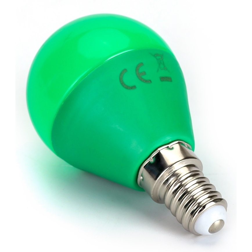 LED-pære G45 E14/4W/230V grøn - Aigostar